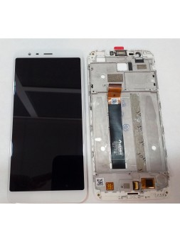 Meizu M8C M809L pantalla lcd + tactil blanco + marco blanco