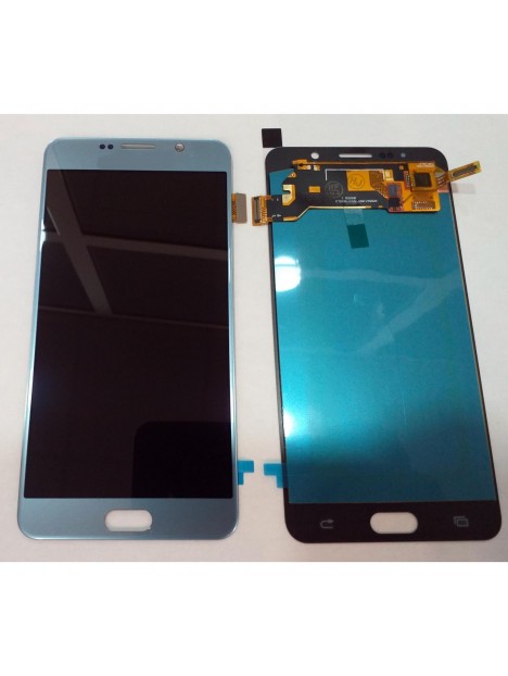 Samsung Galaxy Note 5 N9200 N920 pantalla lcd calidad oled + táctil azul compatible