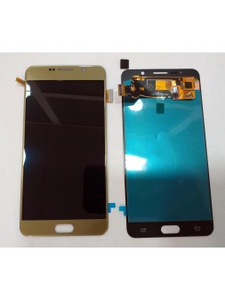 Samsung Galaxy Note 5 N9200 N920 pantalla lcd calidad oled + táctil dorado compatible