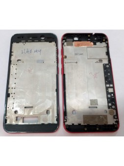 Wiko View Lite carcasa central o marco rojo