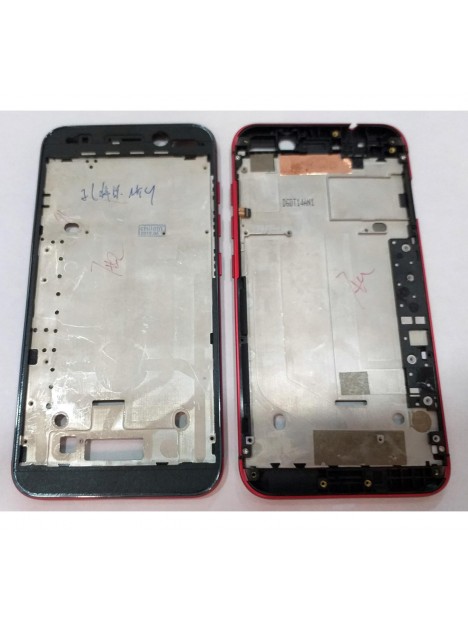 Wiko View Lite carcasa central o marco rojo