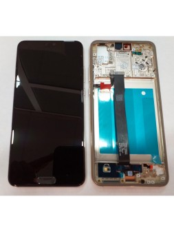 Huawei P20 pantalla lcd + tactil negro + marco dorado eml-l09 eml-l22 eml-l29