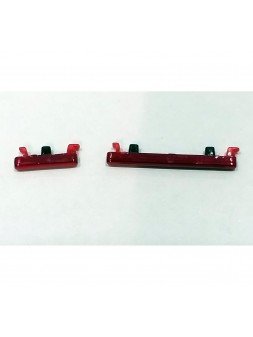 Xiaomi Redmi Note 7 set 2 botones rojos redmi note7 red rice note 7 red rice note7