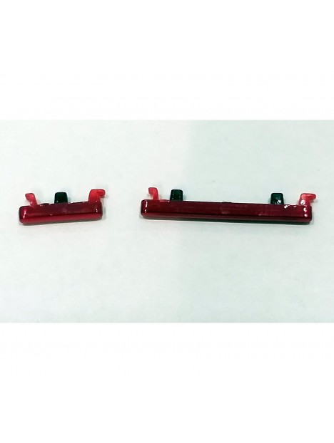 Xiaomi Redmi Note 7 set 2 botones rojos redmi note7 red rice note 7 red rice note7