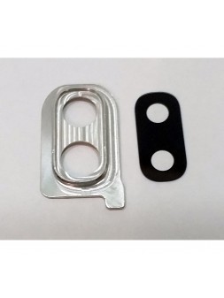 Samsung Galaxy A40 A405 cubierta camara plata A405FD A405FN SM-A405FD SM-A405FN