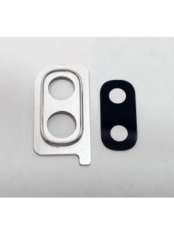 Samsung Galaxy A30 cubierta camara plata SM-A305F SM-A305D