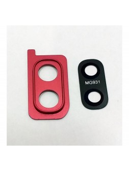 Samsung Galaxy A20 A205 cubierta camara roja A205FD SM-A205FD