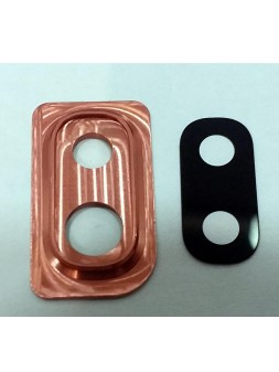 Samsung Galaxy A10 cubierta camara rosa SM-A105F SM-A105D