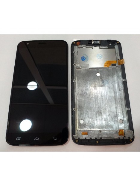 Doogee Y100 Plus pantalla lcd + tactil negro + marco negro