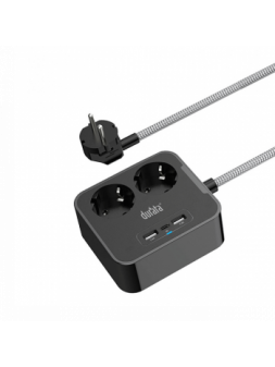 REGLETA 2 ENCHUFES + USB