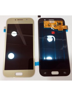 Samsung gh97-19733C SM-A520F Galaxy A5 2017 pantalla lcd calidad oled + tactil dorado compatible