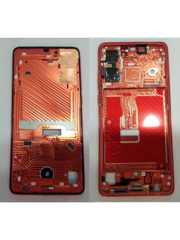 Huawei P30 carcasa central o marco roja ele-al00 ele-l09 ele-l29