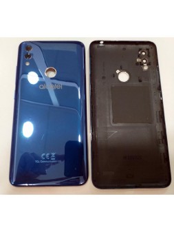 Alcatel 5V 5060D tapa trasera o tapa bateria azul