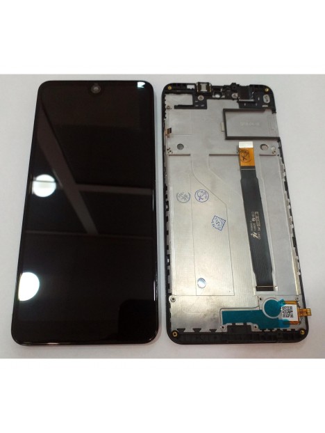 Wiko View 2 pantalla lcd + tactil negro + marco negro