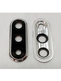 Huawei P30 Lite Nova 4E cubierta camara plata p30lite mar-lx1m mar-lx2j