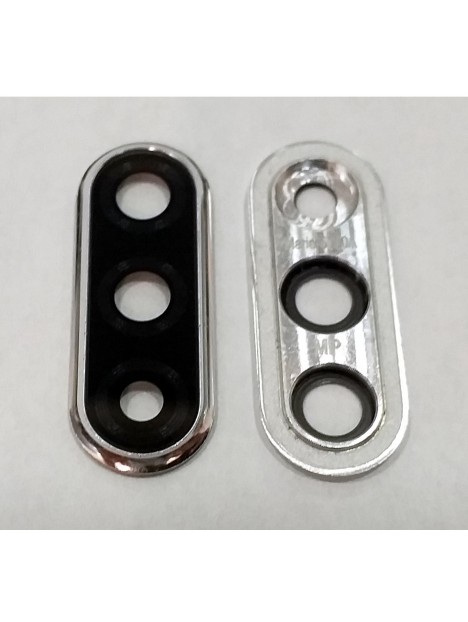 Huawei P30 Lite Nova 4E cubierta camara plata p30lite mar-lx1m mar-lx2j