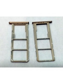 Huawei Y6 2019 soporte o bandeja sim dorada Y6 Pro 2019 Huawei Honor 8A Huawei Honor Play 8A Enjoy 9E MRD-LX2 y6pro