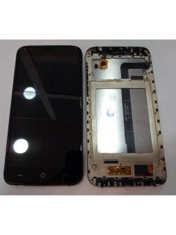 Doogee X30 pantalla lcd + tactil negro + marco dorado