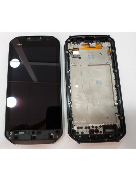 Doogee S30 pantalla lcd + tactil negro + marco negro