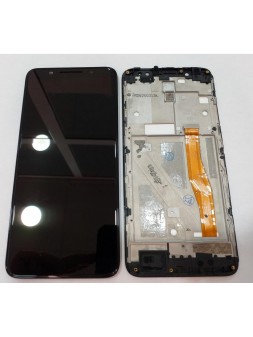 Alcatel 3X 5058Y pantalla lcd + tactil negro + marco negro