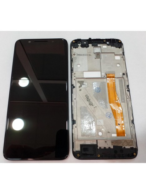 Alcatel 3X 5058Y pantalla lcd + tactil negro + marco negro