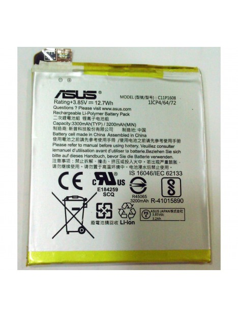 Bateria Premium Asus C11P1608 ZenFone AR V570KL AR ZS571KL Ares ZS572KL 3300mAh