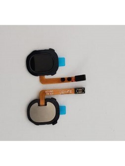 Samsung Galaxy A20 A205 flex boton home + lector huella negro A205FD SM-A205FD