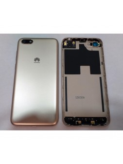 Huawei Ascend Y5 2018 DRA-L21 Y5 Prime 2018 Honor 7 Play Honor 7S tapa trasera o tapa bateria dorada