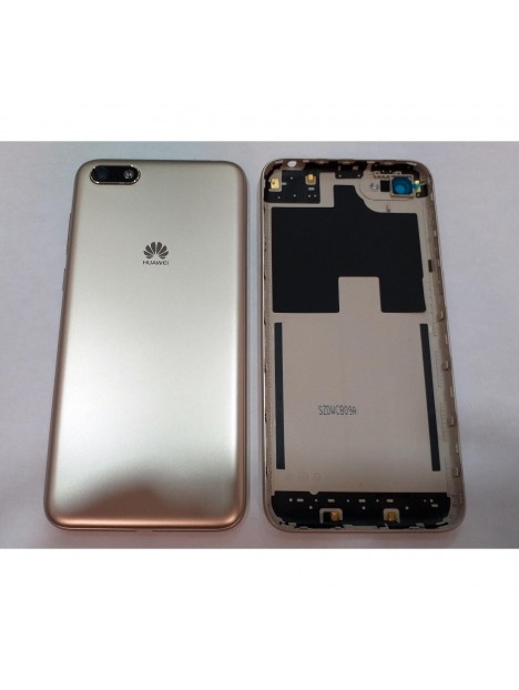 Huawei Ascend Y5 2018 DRA-L21 Y5 Prime 2018 Honor 7 Play Honor 7S tapa trasera o tapa bateria dorada