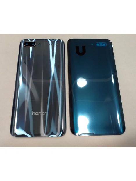 Huawei Honor 10 COL-L29 tapa trasera o tapa bateria gris + lente camara