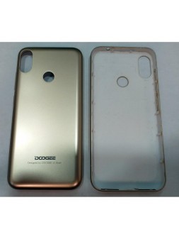 Doogee X70 tapa trasera o tapa bateria dorada