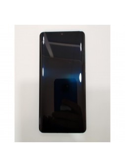 Huawei 02352PGE P30 Pro Pantalla LCD + táctil negro + Marco azul oscuro + batería + vibrador + flex volumen y power