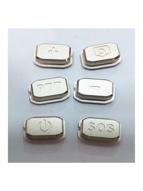 Doogee S60 set 6 botones dorados