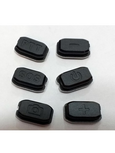 Doogee S60 set 6 botones negros