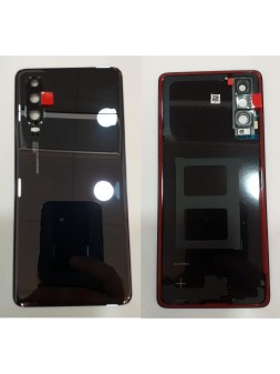 Huawei P30 tapa trasera o tapa bateria negra + cubierta camara ele-al00 ele-l09 ele-l29