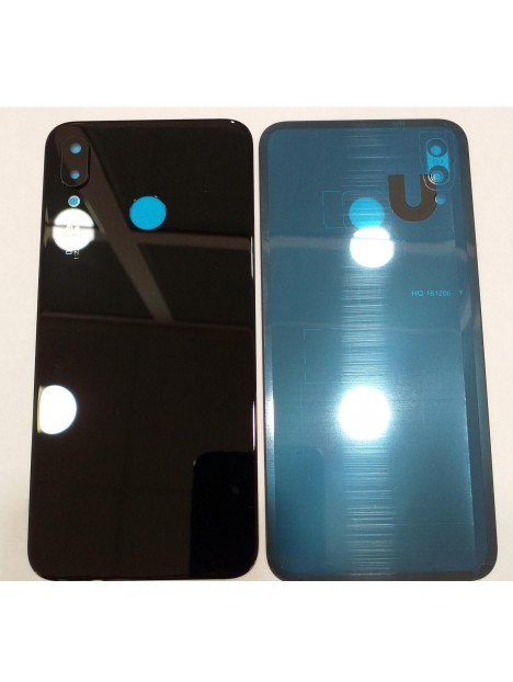 Huawei P20 Lite Nova 3E tapa trasera o tapa bateria negra + cubierta camara ane-l02 ane-l02k ane-l03 ane-l12jpz ane