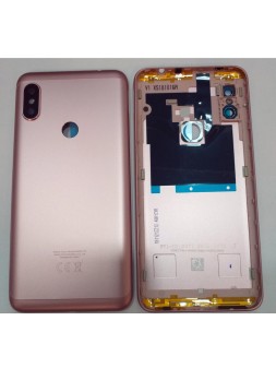 Xiaomi Redmi Note 6 Pro tapa trasera o tapa bateria rosa