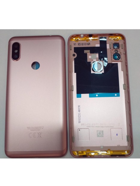 Xiaomi Redmi Note 6 Pro tapa trasera o tapa bateria rosa