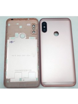 Xiaomi Redmi 6 Pro Midmi A2 Lite tapa trasera o tapa bateria rosa