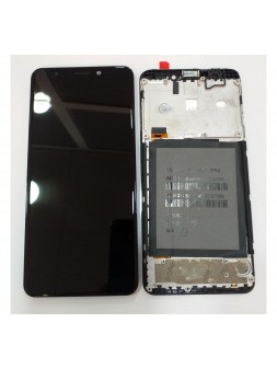 Wiko View Go pantalla lcd + tactil negro + marco premium