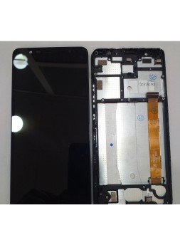 Alcatel 3C 5026D pantalla lcd + tactil negro + marco negro premium