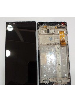 Alcatel 5 ot5086 pantalla lcd + tactil gris + marco premium