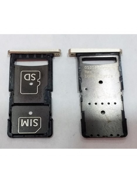 Motorola Moto X Force XT1580 soporte o bandeja sim dorada premium