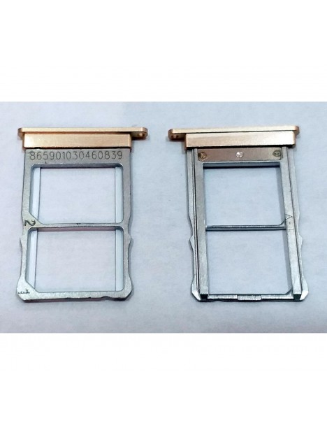 ZTE Nubia Z17s NX595J soporte o bandeja sim dorada premium