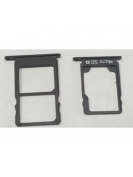 Nokia 5.1 set soporte o bandeja sim y memoria negra premium TA-1061 TA-1075 TA-1076 TA-1081 TA-1088