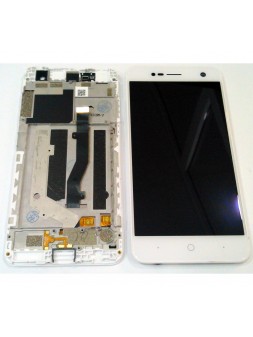 Zte Blade V8 Mini pantalla lcd + tactil blanco + marco premium