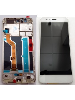 Huawei Honor 8 pantalla lcd + tactil blanco + marco premium