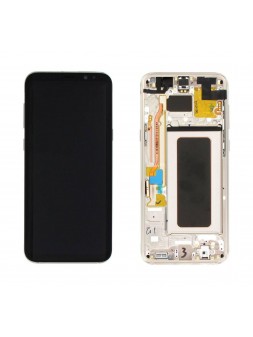 Samsung GH97-20470F Galaxy S8 Plus G955F pantalla lcd + táctil dorado premium Service Pack