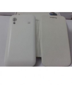 Samsung Galaxy Ace S5830 Flip Cover blanca