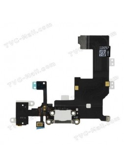 iPhone 5 cable flex conexión carga y accesorios blanco premium